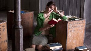 Still from The Bookshop with Emily Mortimer (Community driven British films) 