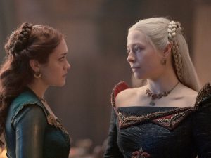still of Olivia Cooke and Emma D'arcy in House of the Dragon