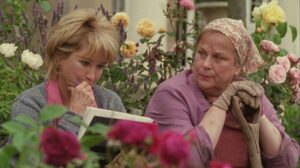 still from Rosemary & Thyme with Felicity Kendal and Pam Ferris