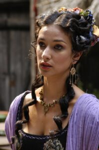 Indira Varma as Niobe in Rome