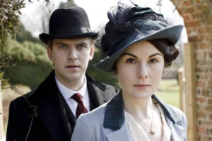 promo of Dan Stevens and Michelle Dockery from Downton Abbey