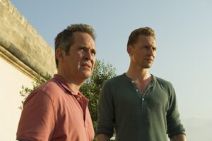 The Night Manager - Tom Hollander and Tom Hiddleston