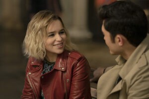 still of Emilia Clarke and Henry Golding in Last Christmas