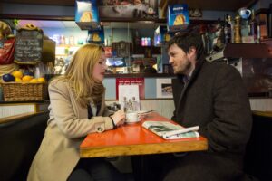 still from C.B. Strike with Tom Burke and Holliday Grainger