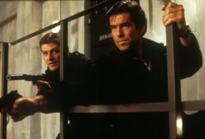 Sean Bean and Pierce Brosnan in GoldenEye