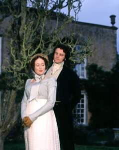 promo for Pride and Prejudice with Elizabeth Bennet and Mr Darcy