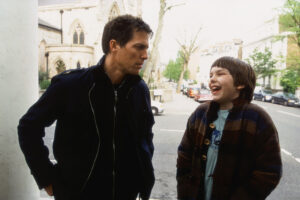 still of Hugh Gant and Nicholas Hoult in About a Boy