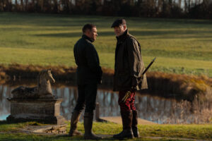 still from MobLand with Tom Hardy and Pierce Brosnan