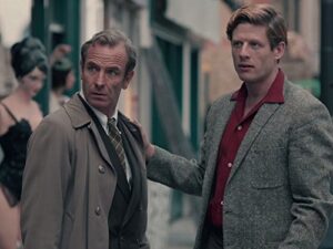 still of Robson Green and James Norton in Grantchester