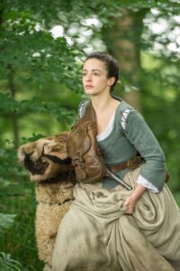 Outlander still of Jenny Fraser