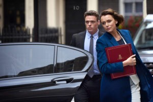 Richard Madden and Keeley Hawes (Bodyguard)