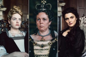 The Favourite - Emma Stone, Olivia Colman and Rachel Weisz