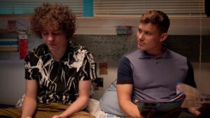 still from Big Boys with Dylan Llewellyn and John Pointing